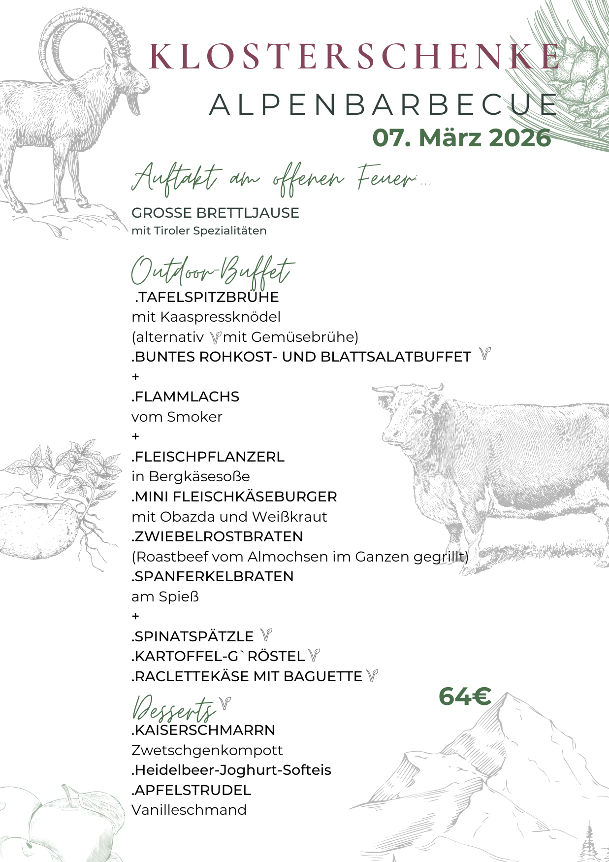 ALPENBARBECUE 07. März